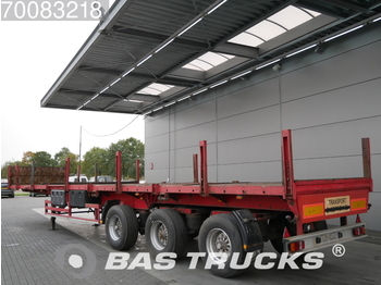 Schmidt 2x Lenkachse SP/35/E/15 - Dropside/ Flatbed semi-trailer