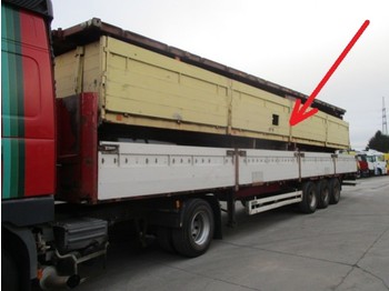 Schroeder-Hartenholm STEEL SUSPENSION / ALU SIDE BORDS - Dropside/ Flatbed semi-trailer