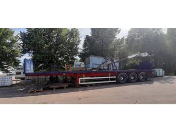 Dropside/ flatbed semi-trailer Weightlifter 3sps13.200 Kennis 8000 nosturilla
