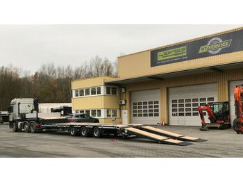 Low loader semi-trailer Faymonville 3-Achs-Tele-Semi mit hydraulischen Rampen: picture 1