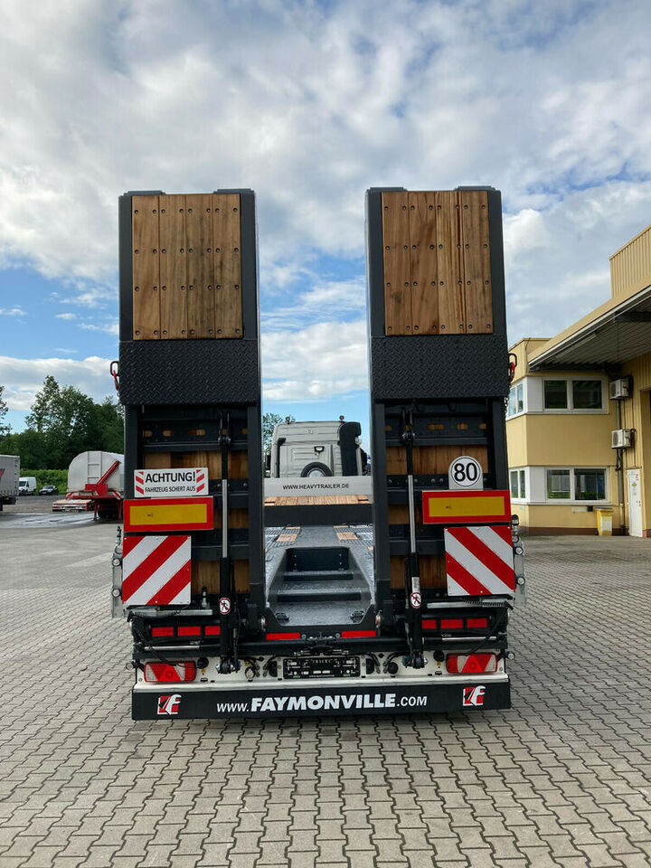 New Low loader semi-trailer Faymonville 4-(1+3)-Achs-Tele-Semi-Radmulden-Rampen zg: picture 3