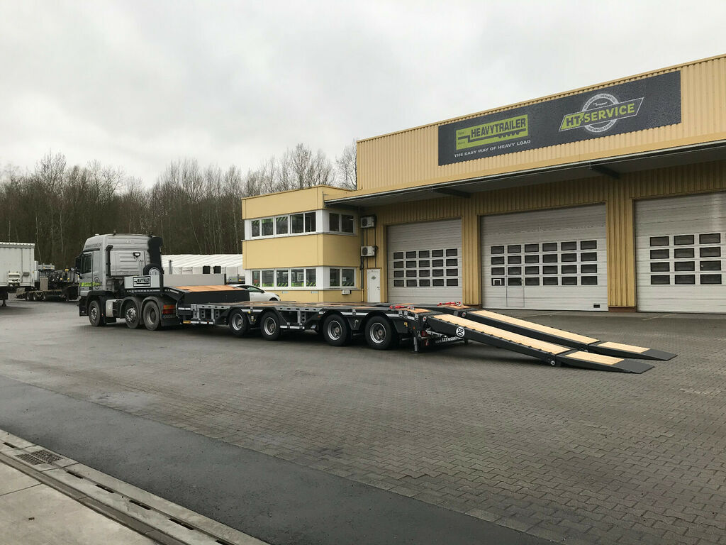 New Low loader semi-trailer Faymonville 4-(2+2)-Achs-Tele-Semi m. Radmulden u. Rampen: picture 3