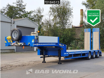 Low loader semi-trailer Faymonville F-S43-1AAF 3 axles Hydr. Rampen Lenkachse 8.80m Bed: picture 1