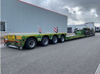 Low loader semi-trailer Faymonville STBZ-4VA + 2 Axle Jeep Dolly - 87 Ton 5.0 Mtr Extandable Complete Truck + Trailer: picture 1