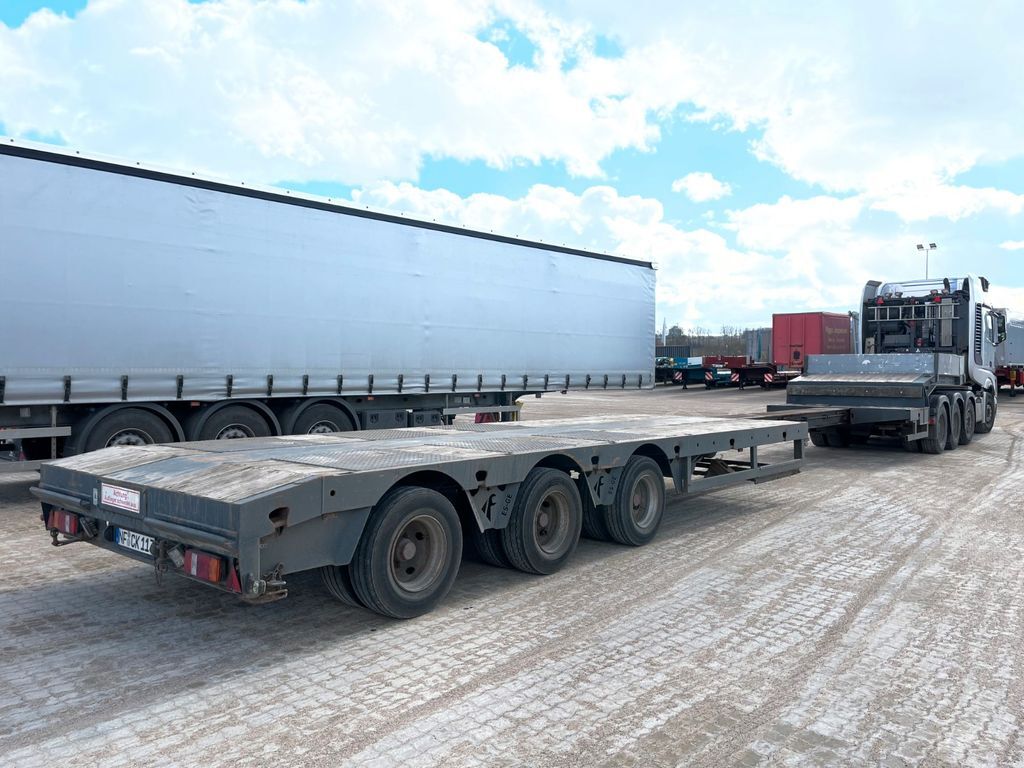 Low loader semi-trailer Faymonville tieflader  hydr. Zwangslenkung: picture 3
