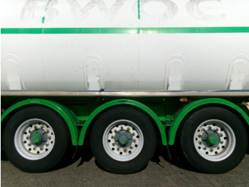 Tank semi-trailer for transportation of fuel Feldbinder Fuel tank alu 42 m3 / / 6 comp + pump: picture 5