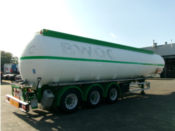 Tank semi-trailer for transportation of fuel Feldbinder Fuel tank alu 42 m3 / / 6 comp + pump: picture 4