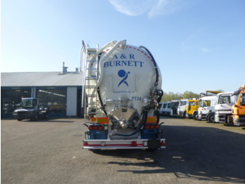 Tank semi-trailer for transportation of flour Feldbinder Powder tank alu 60 m3 / Compressor diesel engine.: picture 5