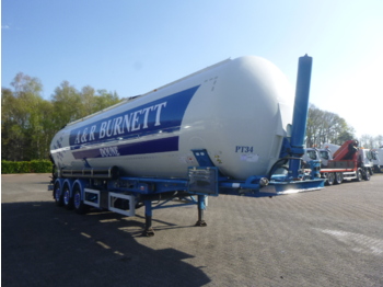 Tank semi-trailer for transportation of flour Feldbinder Powder tank alu 60 m3 / Compressor diesel engine.: picture 2