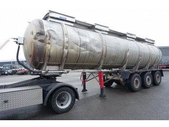 Tank semi-trailer Feldbinder TSA 30.30-1 Chemietank  30.000 Liter, 4-Kammern, Unfallfahrzeug: picture 1