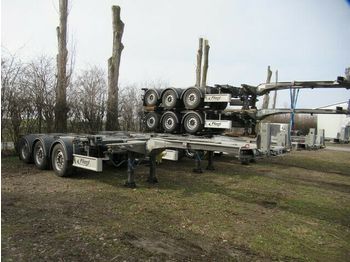Container transporter/ Swap body semi-trailer Fliegl Vario Containerchassis, V" 1x 29, 2x20,1x30,1x40: picture 1