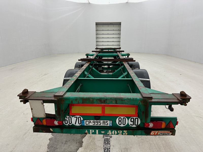 Container transporter/ Swap body semi-trailer Fruehauf Skelet 2 x 20-40 ft: picture 5