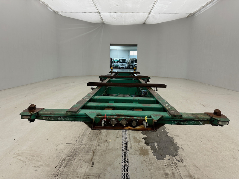 Container transporter/ Swap body semi-trailer Fruehauf Skelet 2 x 20-40 ft: picture 2