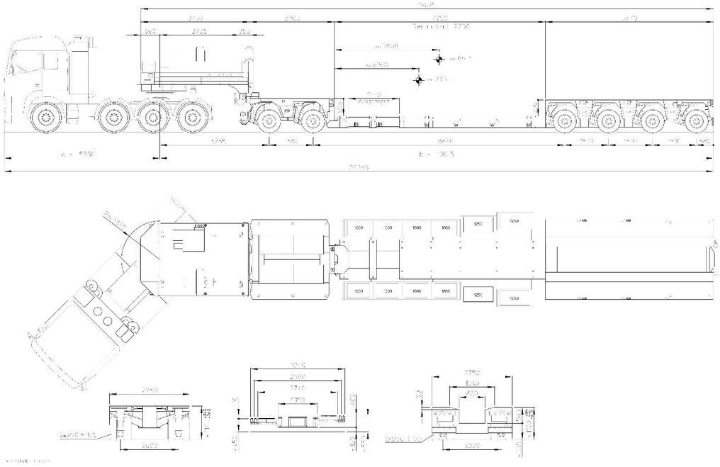 New Low loader semi-trailer Goldhofer 2+4-Achs-Tiefbett-Kombination VP 6: picture 15