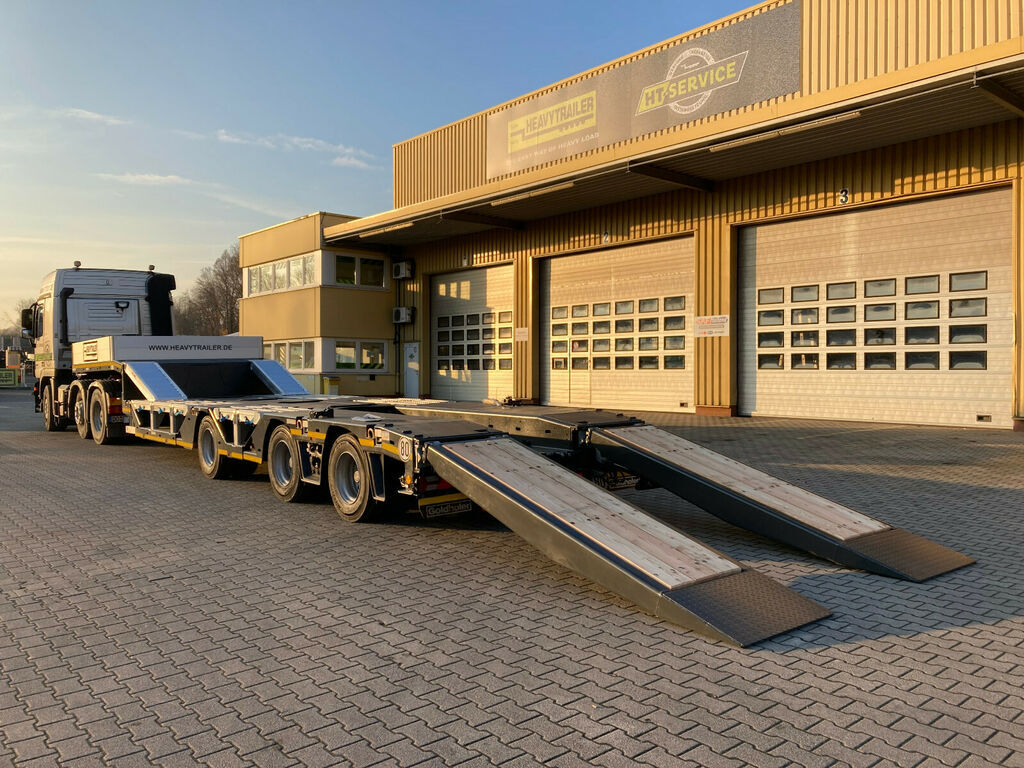 New Low loader semi-trailer Goldhofer 3-Achs-Semi Stepstar m. Radmulden u. hydr Rampen: picture 9