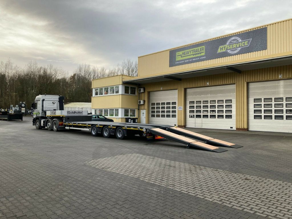 New Low loader semi-trailer Goldhofer 3-Achs-Semi Stepstar mit hydr. Rampen: picture 4