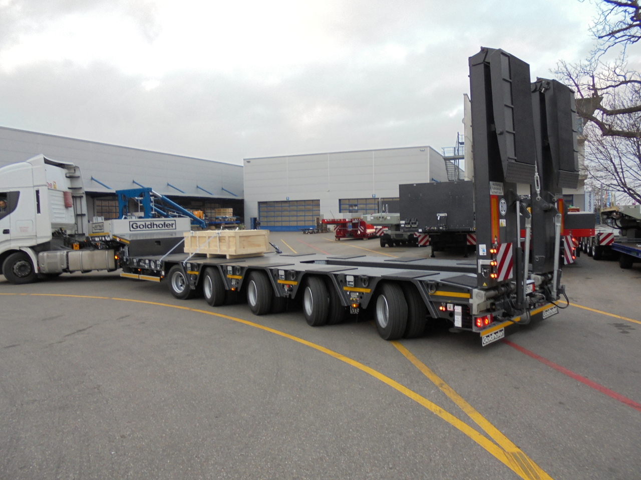 New Low loader semi-trailer Goldhofer 5-Achs-Tele-Semi mit hydr.  Rampen MPA: picture 7
