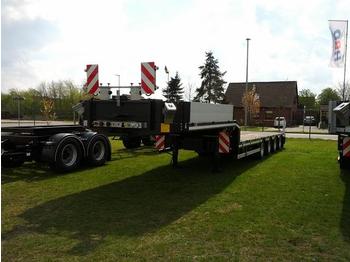 New Low loader semi-trailer for transportation of heavy machinery HRD 4-Achs-Semi-Tieflader: picture 1