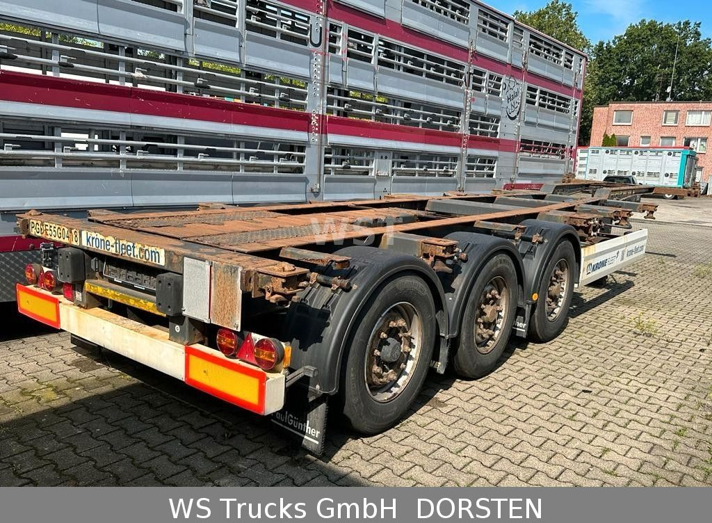 Container transporter/ Swap body semi-trailer Krone 5 x Containerchassice 20, 30 , 40 ,ft BPW: picture 3