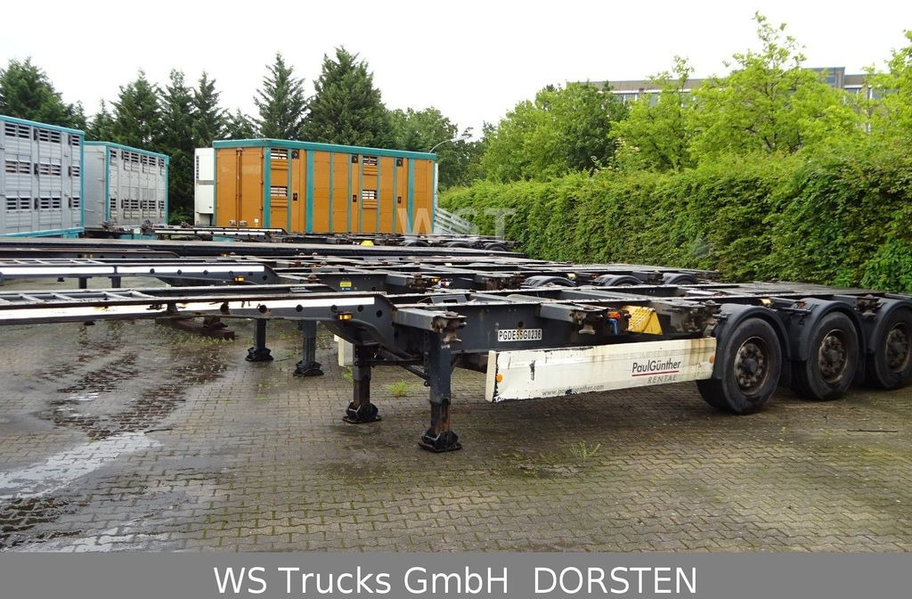 Container transporter/ Swap body semi-trailer Krone 5 x Containerchassice 20, 30 , 40 ,ft BPW: picture 11