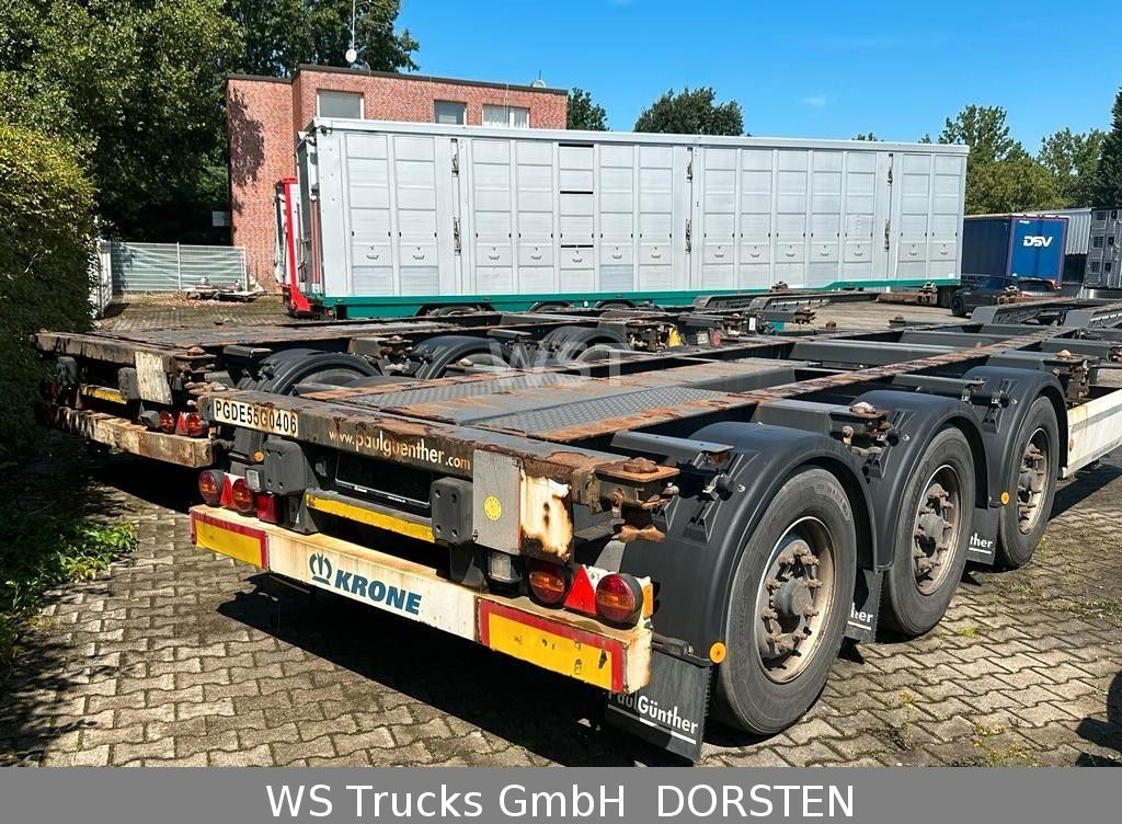 Container transporter/ Swap body semi-trailer Krone 5 x Containerchassice 20, 30 , 40 ,ft BPW: picture 9