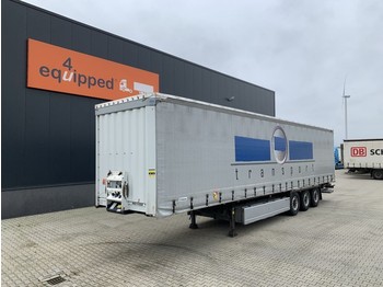 Curtainsider semi-trailer Krone D'Hollandia ov-klep (2.000kg), liftas, palletkist, NL-trailer, APK: 12/2022, LPK: 02/2023: picture 1