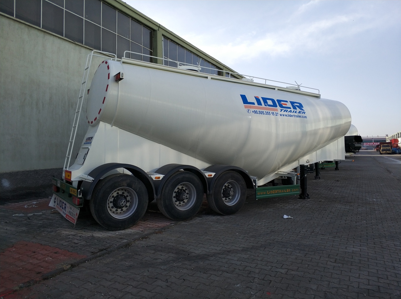 New Tank semi-trailer for transportation of cement LIDER 2023 MODEL NEW CEMENT TANKER: picture 15