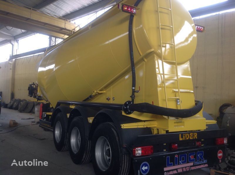 New Tank semi-trailer for transportation of cement LIDER 2023 MODEL NEW CEMENT TANKER: picture 8