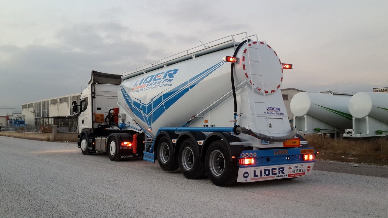 New Tank semi-trailer for transportation of cement LIDER 2023 MODEL NEW CEMENT TANKER: picture 14