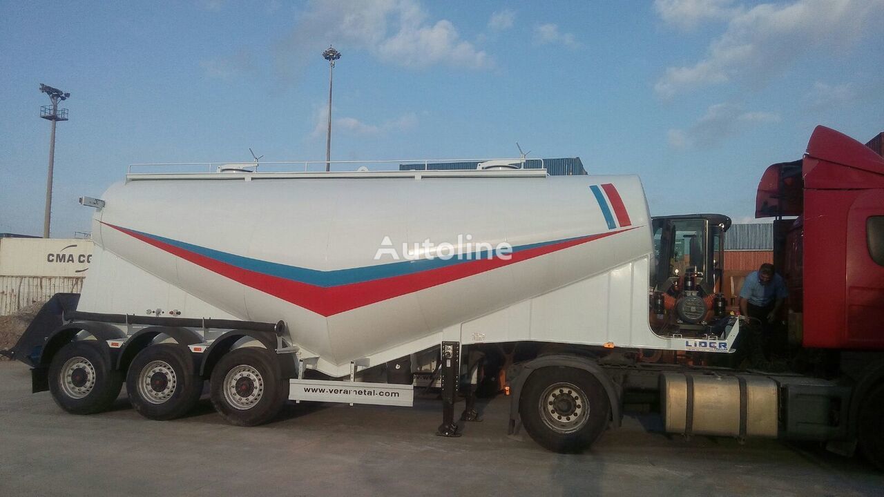 New Tank semi-trailer for transportation of cement LIDER 2023 NEW 80 TONS CAPACITY FROM MANUFACTURER READY IN STOCK: picture 5
