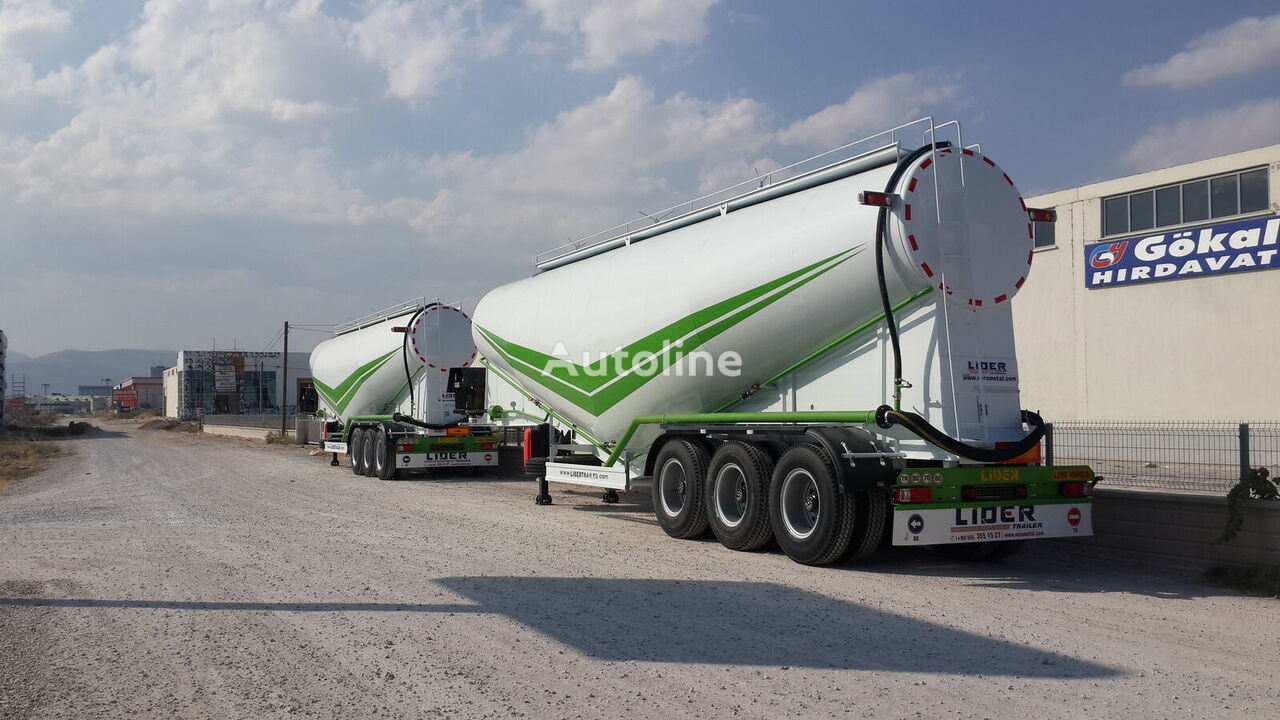 New Tank semi-trailer for transportation of cement LIDER 2023 NEW 80 TONS CAPACITY FROM MANUFACTURER READY IN STOCK: picture 20