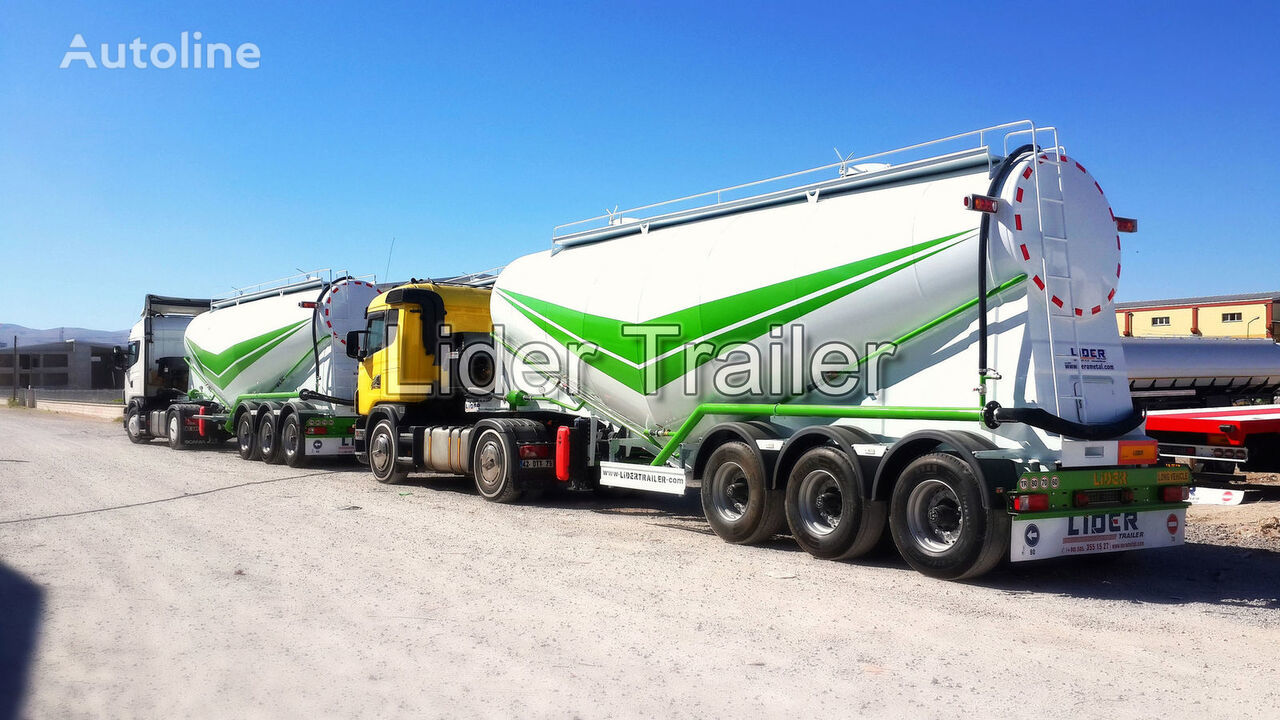 New Tank semi-trailer for transportation of cement LIDER 2023 NEW 80 TONS CAPACITY FROM MANUFACTURER READY IN STOCK: picture 11
