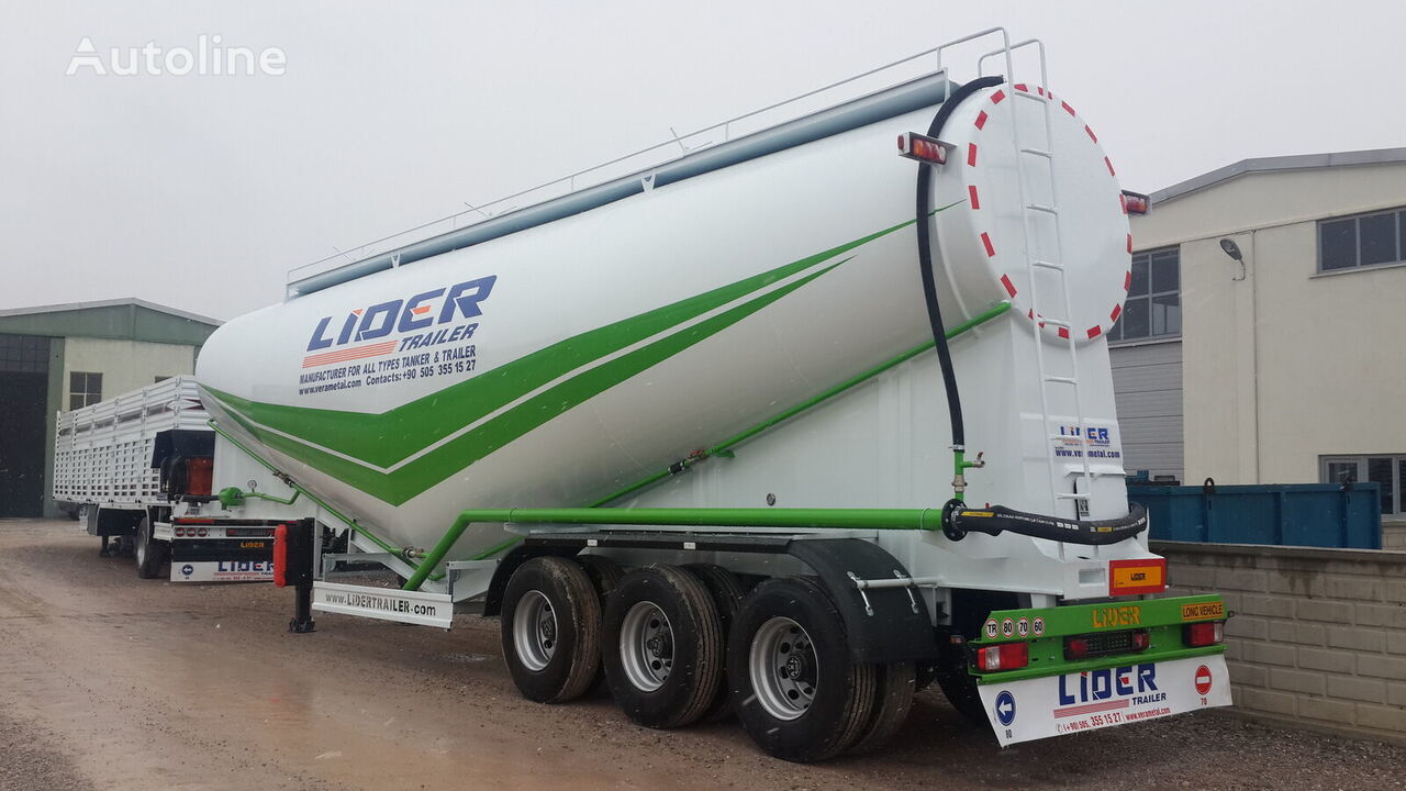 New Tank semi-trailer for transportation of cement LIDER 2023 NEW 80 TONS CAPACITY FROM MANUFACTURER READY IN STOCK: picture 16