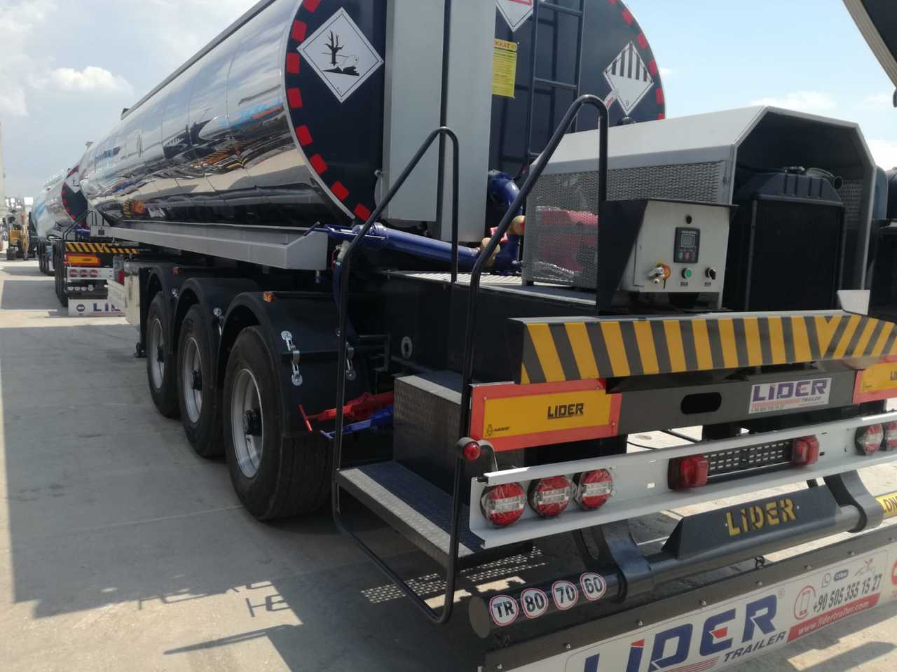New Tank semi-trailer for transportation of bitumen LIDER 2024 MODELS NEW LIDER TRAILER MANUFACTURER COMPANY: picture 9