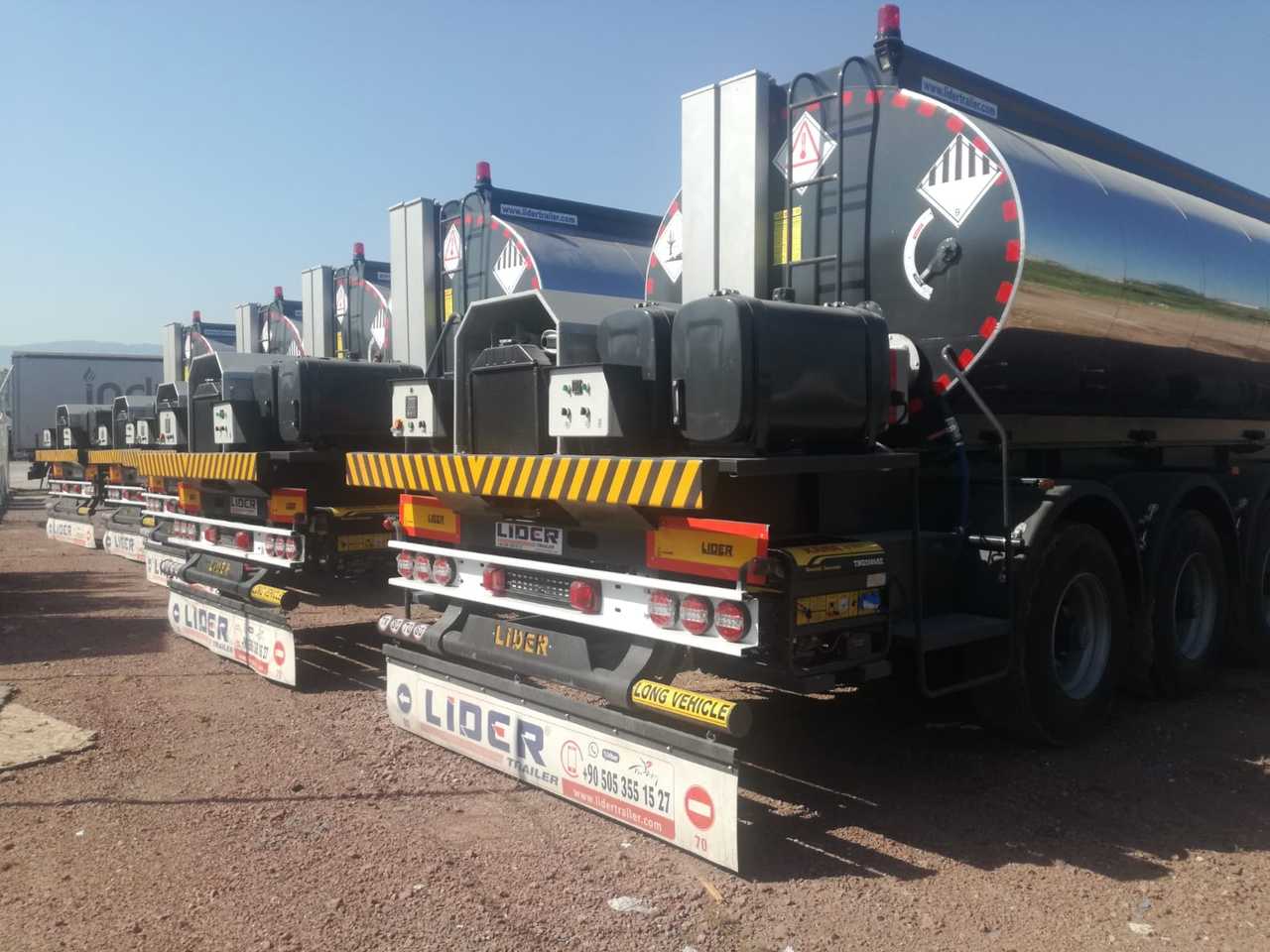 New Tank semi-trailer for transportation of bitumen LIDER 2024 MODELS NEW LIDER TRAILER MANUFACTURER COMPANY: picture 7