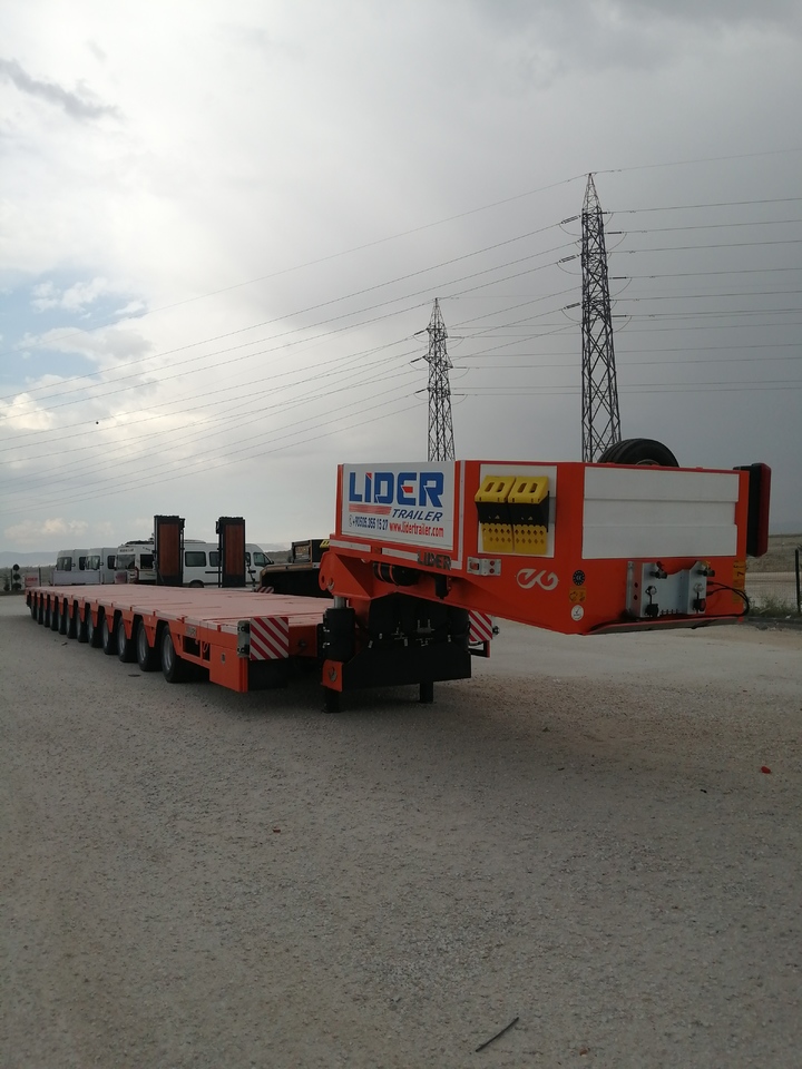 New Low loader semi-trailer LIDER 2024 Model 200 TONS CAPACITY New Productions Directly From Manufacture: picture 16