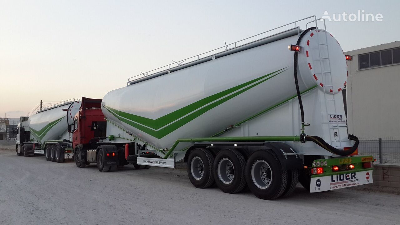 New Tank semi-trailer for transportation of cement LIDER 2024 NEW 80 TONS CAPACITY FROM MANUFACTURER READY IN STOCK: picture 18
