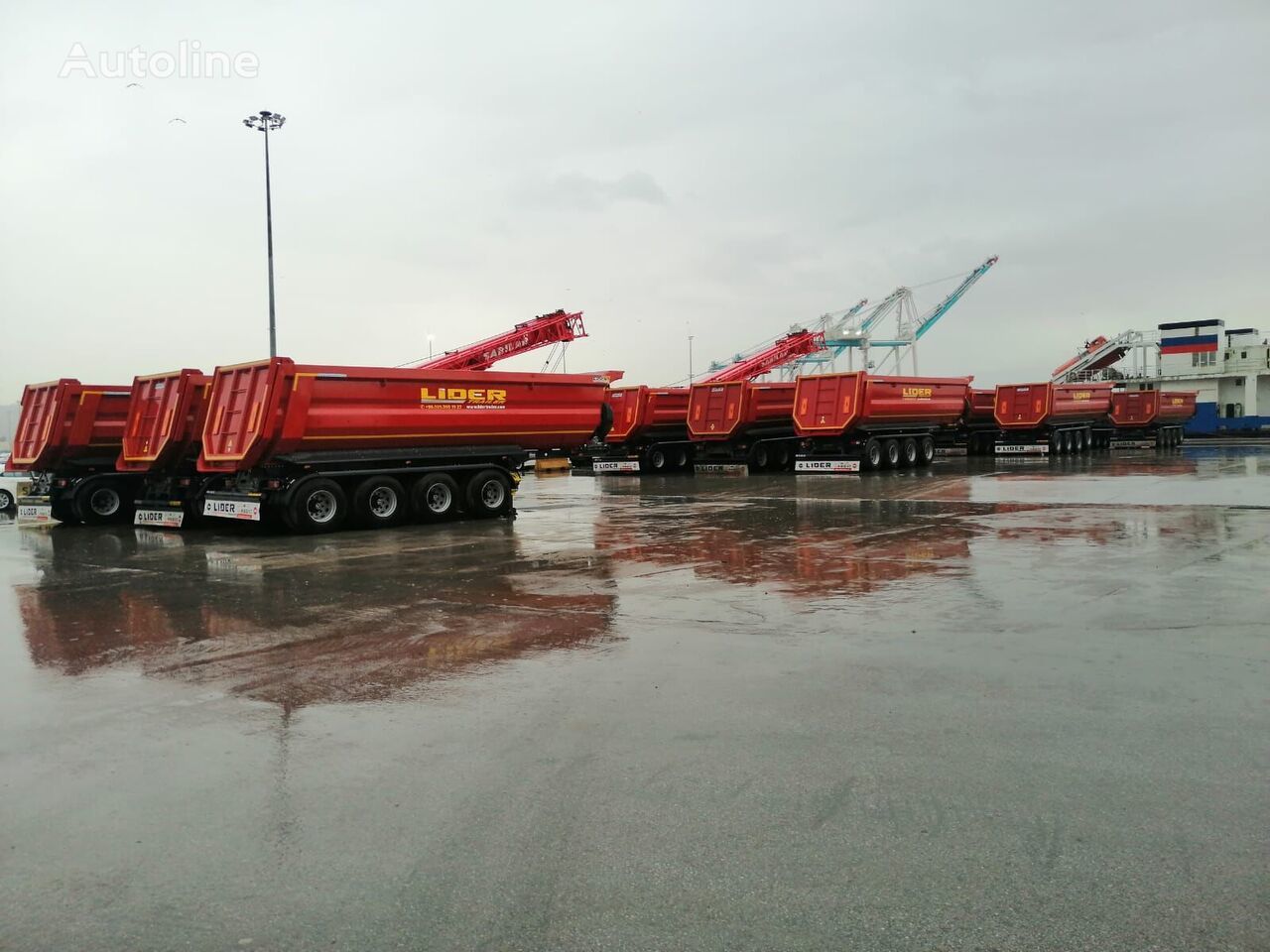 New Tipper semi-trailer LIDER 2024 NEW DIRECTLY FROM MANUFACTURER STOCKS READY IN STOCKS [ Copy ] [ Copy ]: picture 2