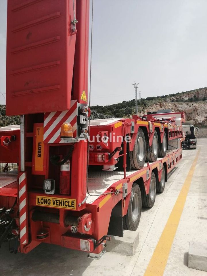New Low loader semi-trailer for transportation of heavy machinery LIDER 2024  READY IN STOCK 50 TONS CAPACITY LOWBED: picture 19