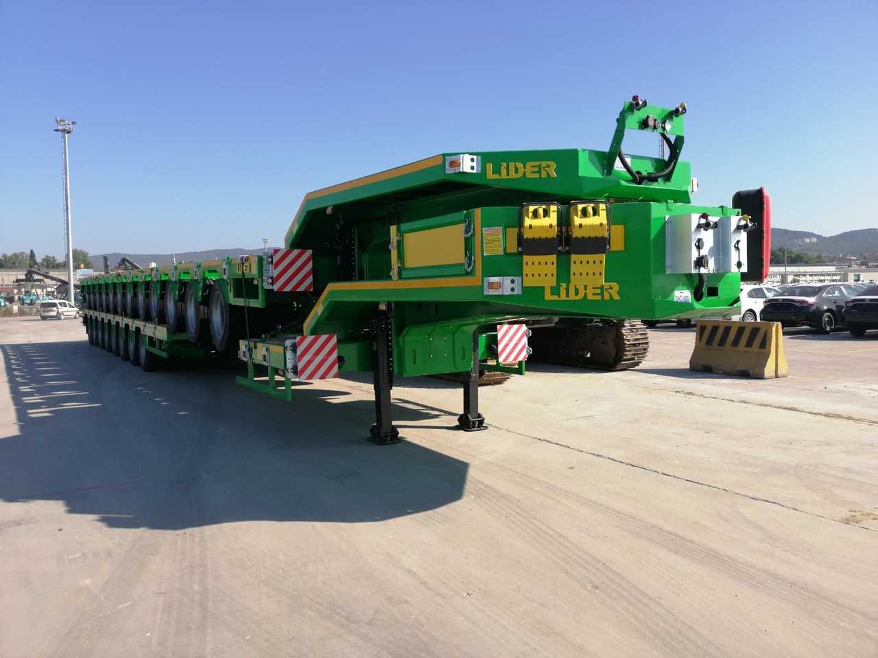 New Low loader semi-trailer for transportation of heavy machinery LIDER LIDER NEW 2024 MODEL Lowbed: picture 7