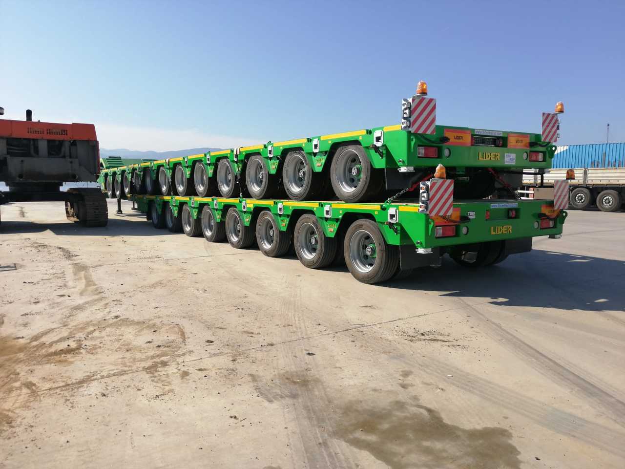 New Low loader semi-trailer for transportation of heavy machinery LIDER LIDER NEW 2024 MODEL Lowbed: picture 6