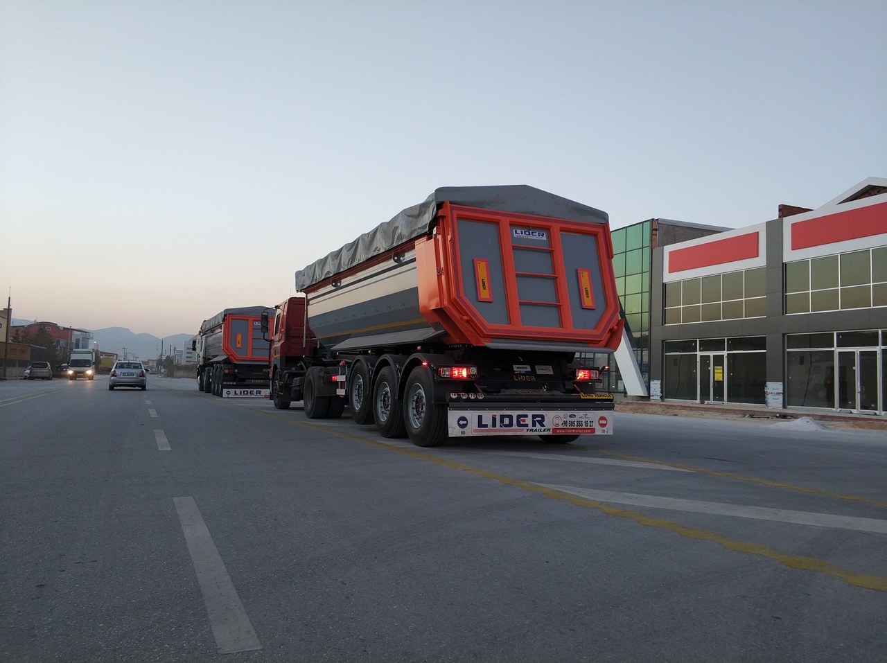 New Tipper semi-trailer LIDER LIDER NEW 2024 Year DUMPER SEMI TRAILER  READY IN STOCKS: picture 3