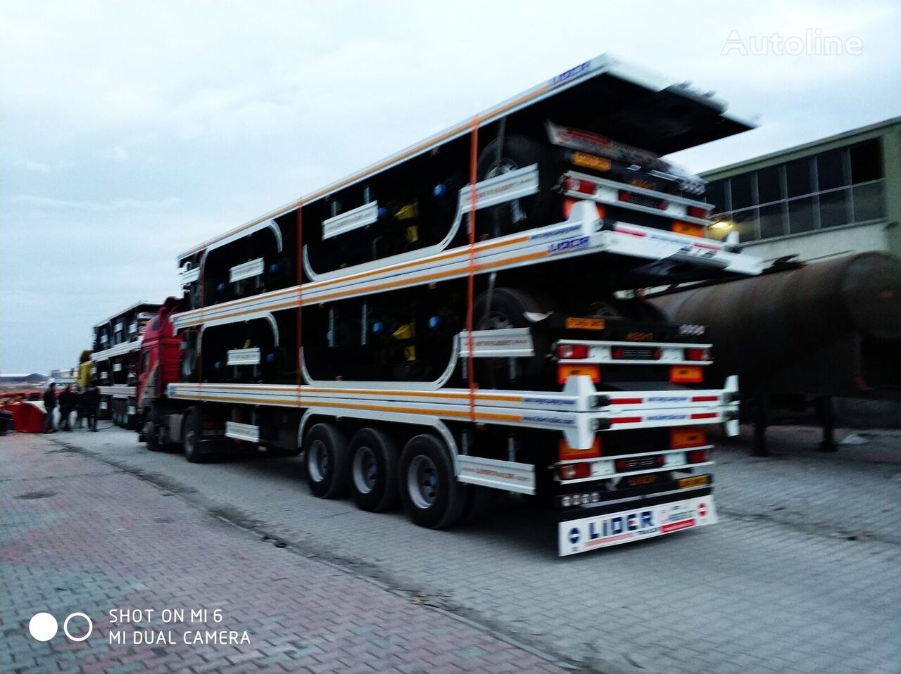 New Container transporter/ Swap body semi-trailer for transportation of containers LIDER NEW 2024 MODELS YEAR (MANUFACTURER COMPANY LIDER TRAILER: picture 3