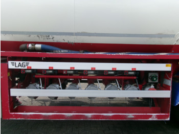 Tank semi-trailer for transportation of fuel L.A.G. Fuel tank alu 44.4 m3 / 6 comp + pump: picture 5
