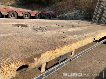  2001 Robuste Kaiser S3802F Twin Axle Low Loader Trailer (Being Sold Off Site -  Saint Martin Sur Le Pré 51520, 13 Rue Anne Marie Terriere, France) - low loader semi-trailer