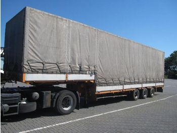 Broshuis SEMI DIEPLADER MET SCHUIFDAK - Low loader semi-trailer
