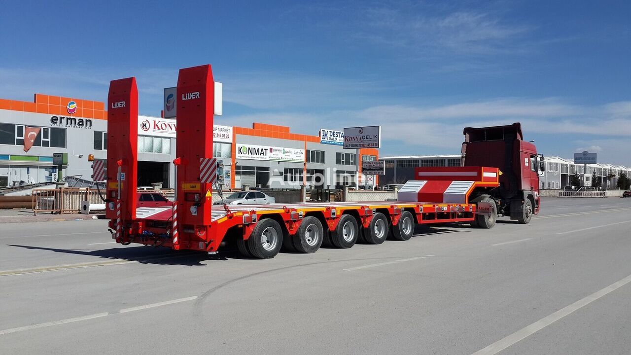 Low loader semi-trailer LIDER 2022 NEW DIRECTLY FROM MANUFACTURER COMPANY AVAILABLE IN STOCK: picture 11