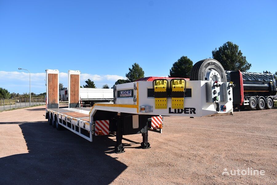 Low loader semi-trailer LIDER 2022 YEAR NEW LOWBED TRAILER FOR SALE (MANUFACTURER COMPANY): picture 13