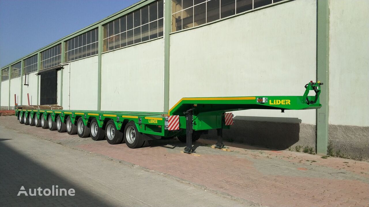 Low loader semi-trailer LIDER 2023 Model 200 TONS CAPACITY New Productions Directly From Manufacture: picture 9