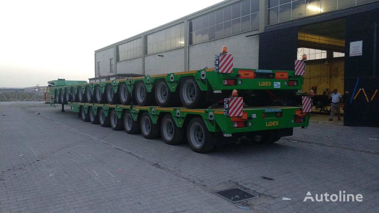 Low loader semi-trailer LIDER 2023 Model 200 TONS CAPACITY New Productions Directly From Manufacture: picture 11